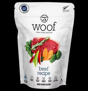 New Zealand Natural Pet Co Woof Freeze Dried Dog Food - Beef - 9.9oz Bag
